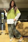 Scamp Leopard Demi Bloom Pant Olive - /5